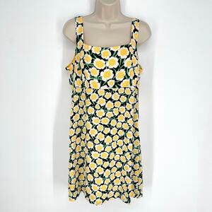 Diane von Furstenberg X Target NEW '90s Shift Poppy Mini Sz 10 Yellow Sleeveless